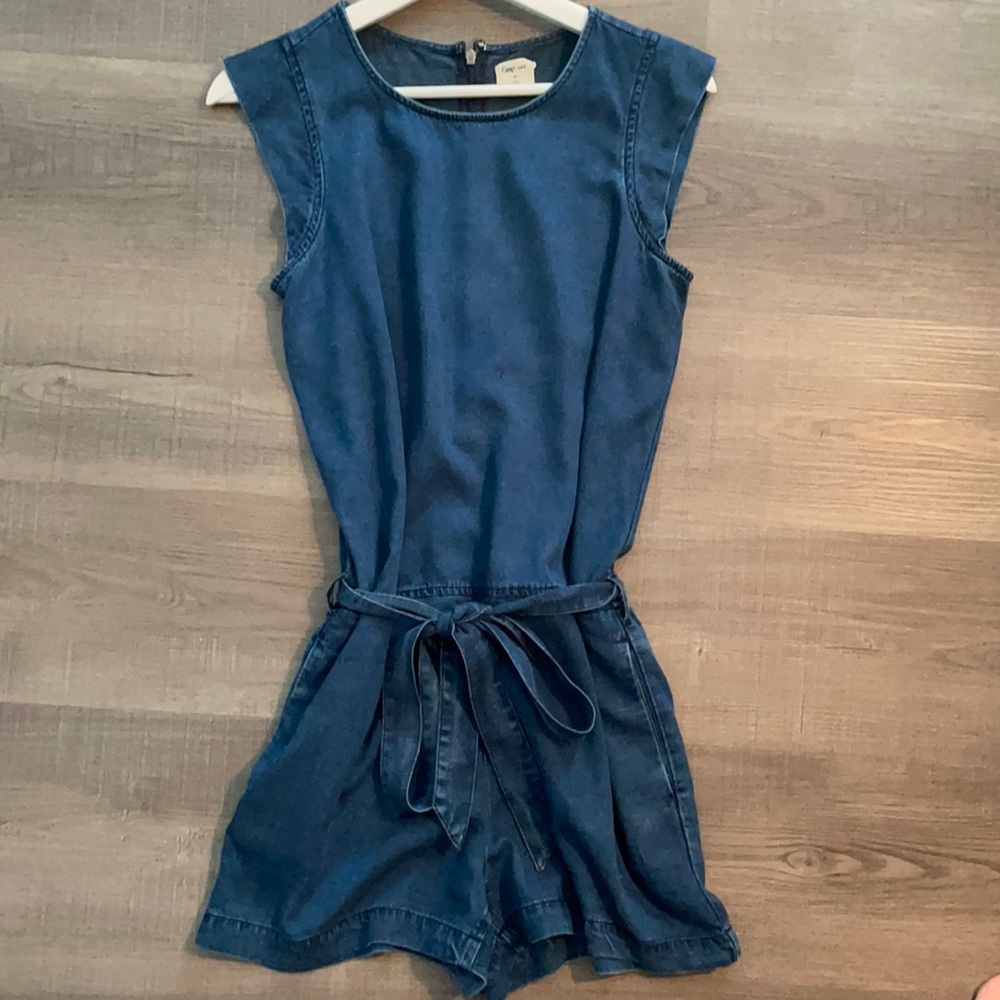 Cute Denim Romper